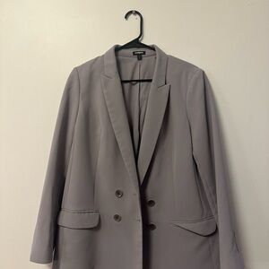 Express Women's Charcoal Blazer